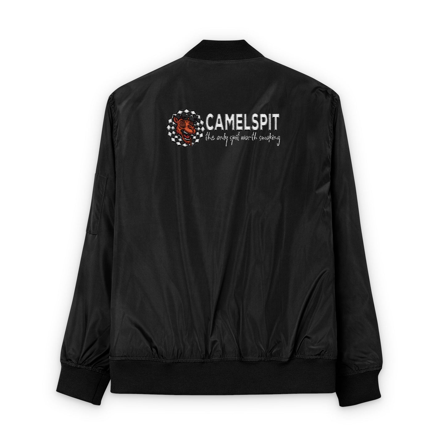 Recycled Bomber Jacket with Embroidery