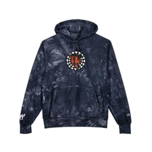 Tie-Dye Hoodie Camel Logo